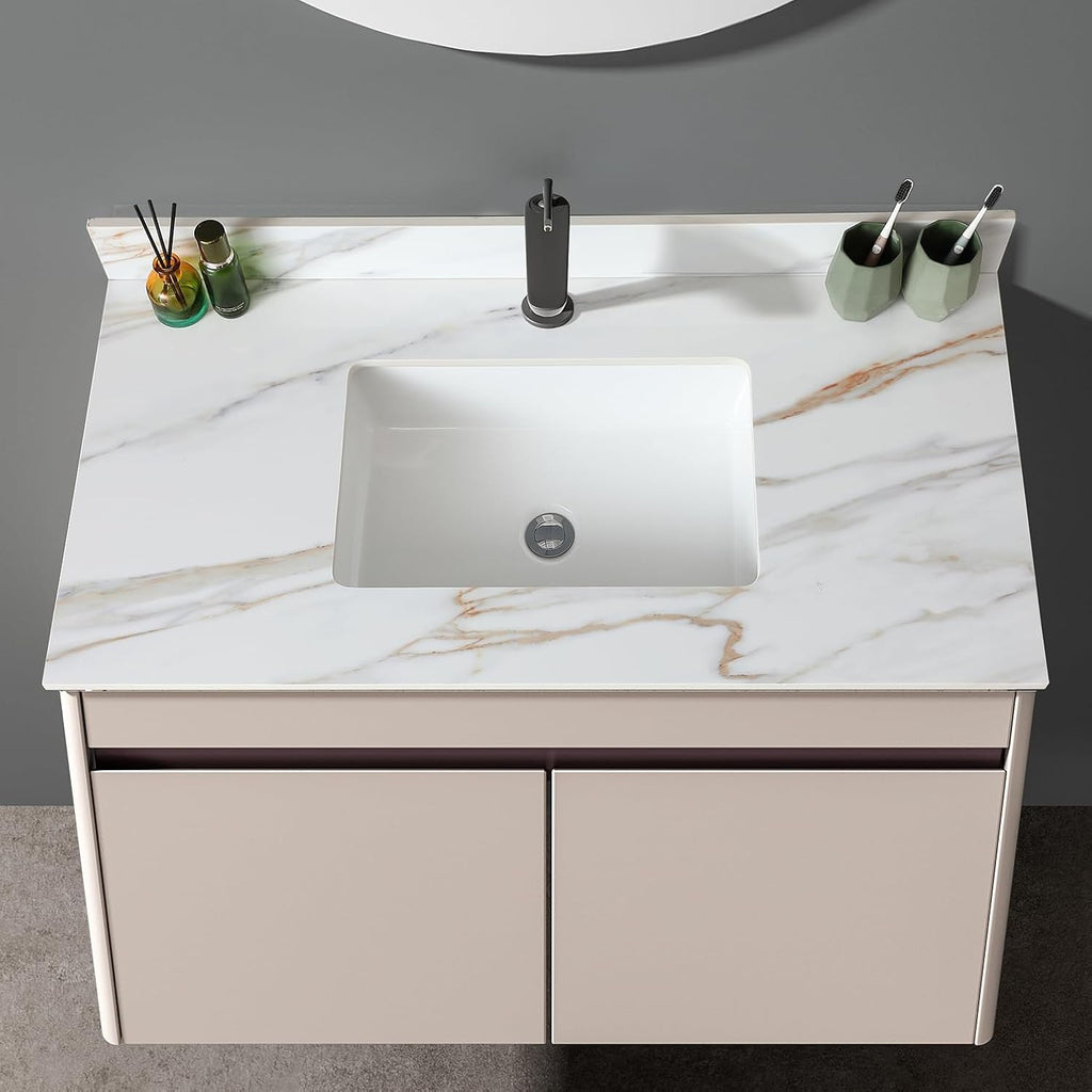 Calacatta Gold Sintered Stone Vanity Top
