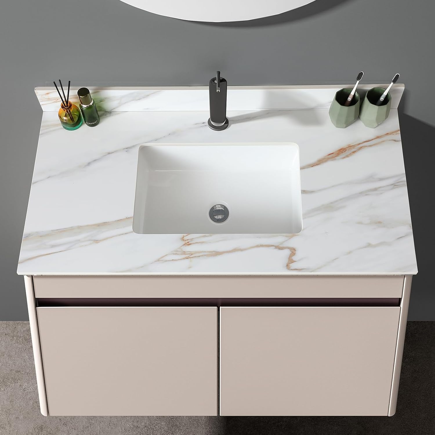 Calacatta Gold Sintered Stone Vanity Top