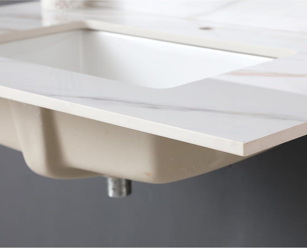 37 Inch Calacatta Gold Stone Vanity Top