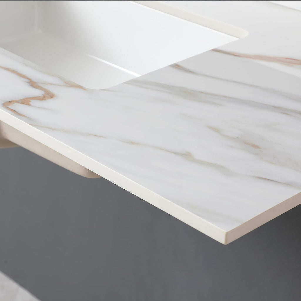 Calacatta Gold Sintered Stone Vanity Top