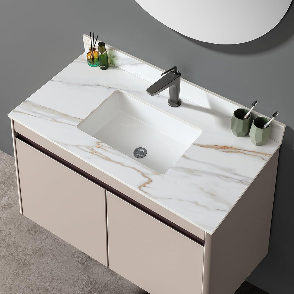 Calacatta Gold Sintered Stone Vanity Top