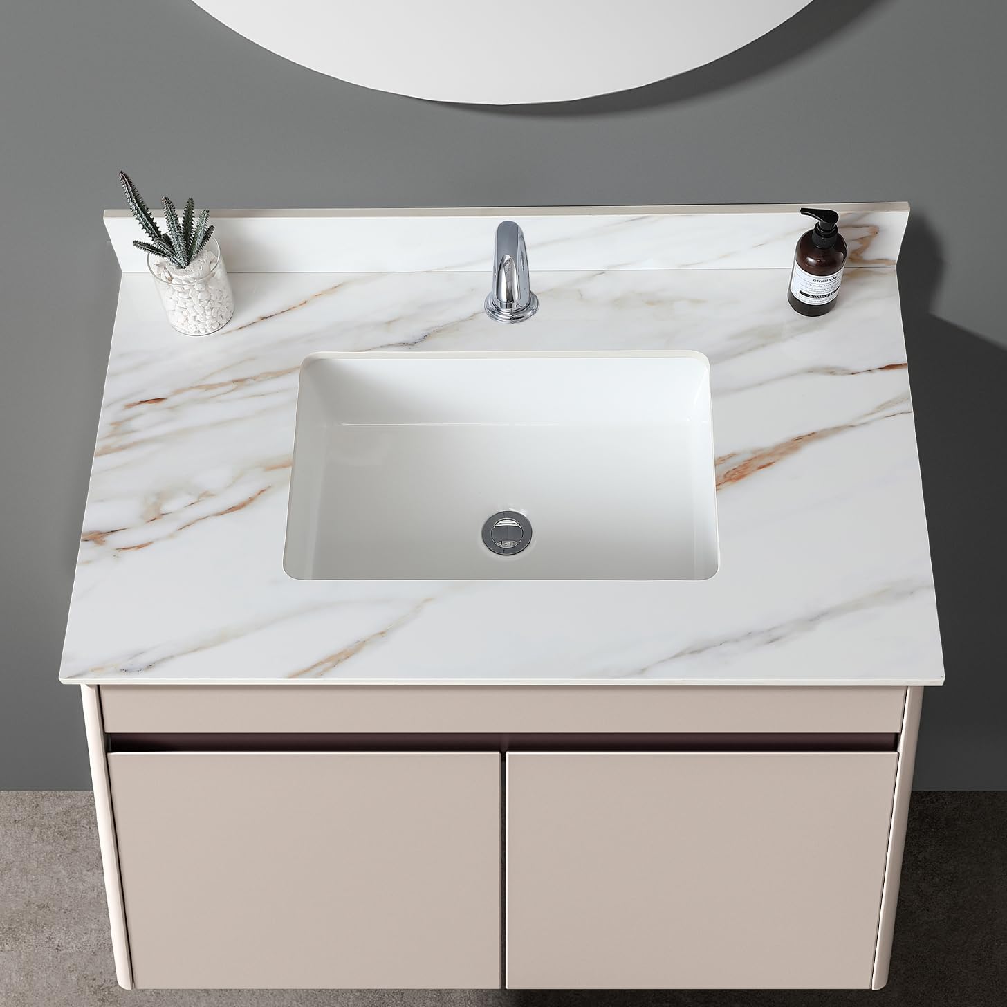 37 Inch Calacatta Gold Stone Vanity Top