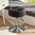 Dark Gray Swivel Height Adjustable Vanity Stool